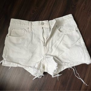 Lucky Brand White Denim Shorts. 4/27